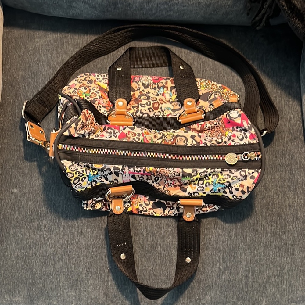 Tokidoki Leopard Print Serena Satchel - Mini Duffel